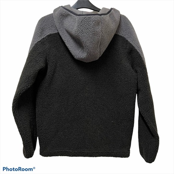 all in motion Men’s Two Tone Sherpa Full Zip Jacket NWT - Picture 4 of 7